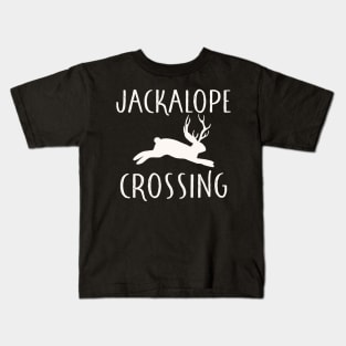 jackalope crossing light Kids T-Shirt